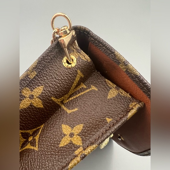 Louis Vuitton Monogram Pochette Rabat 20 Bag + Unbranded Removable Gold Chain - Picture 6 of 16